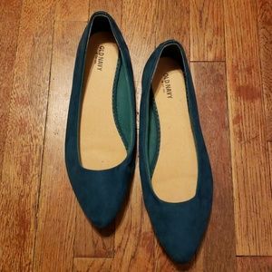 Women's green flats by Old Navy